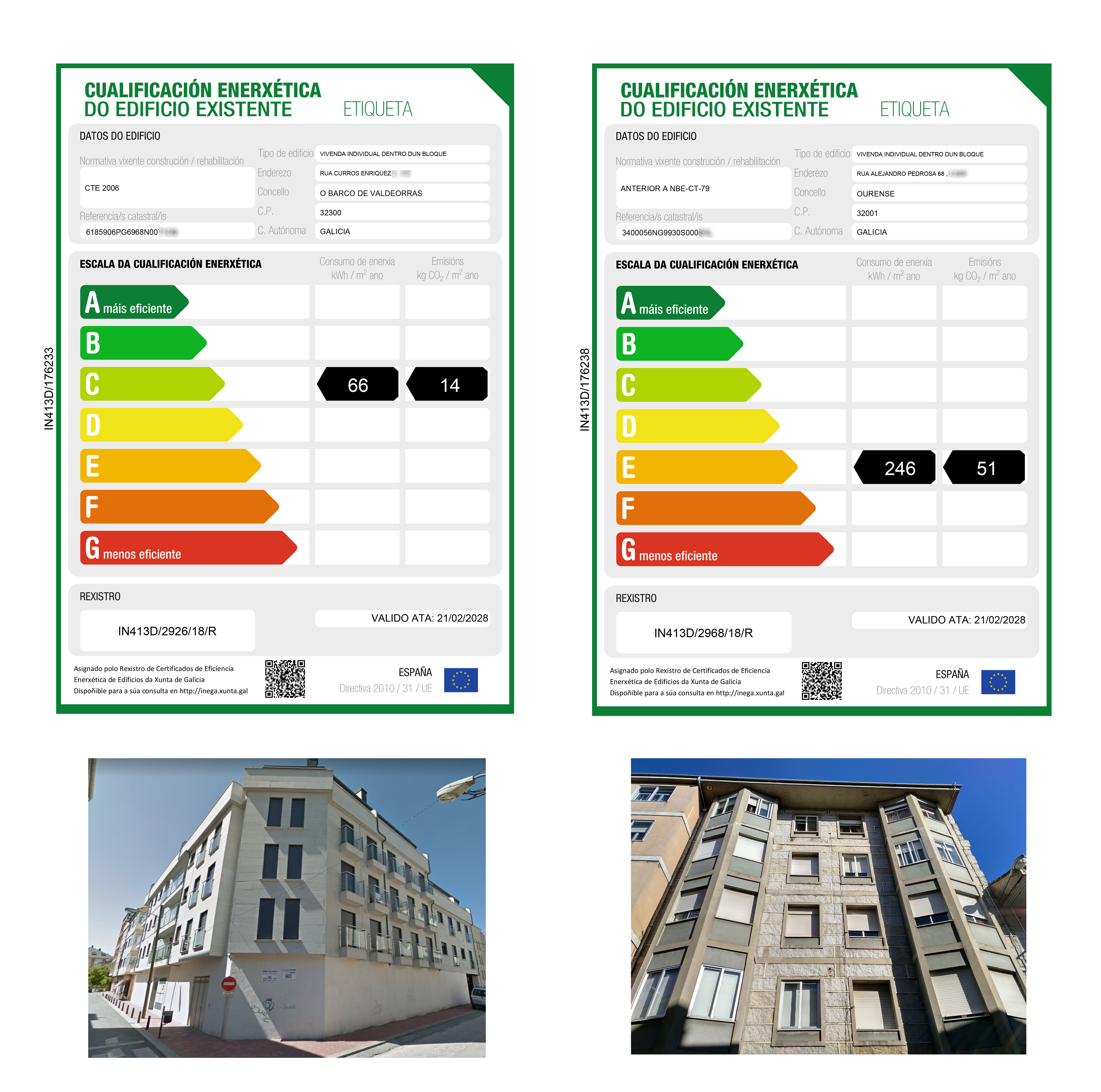 CERTIFICADOS ENERGÉTICOS