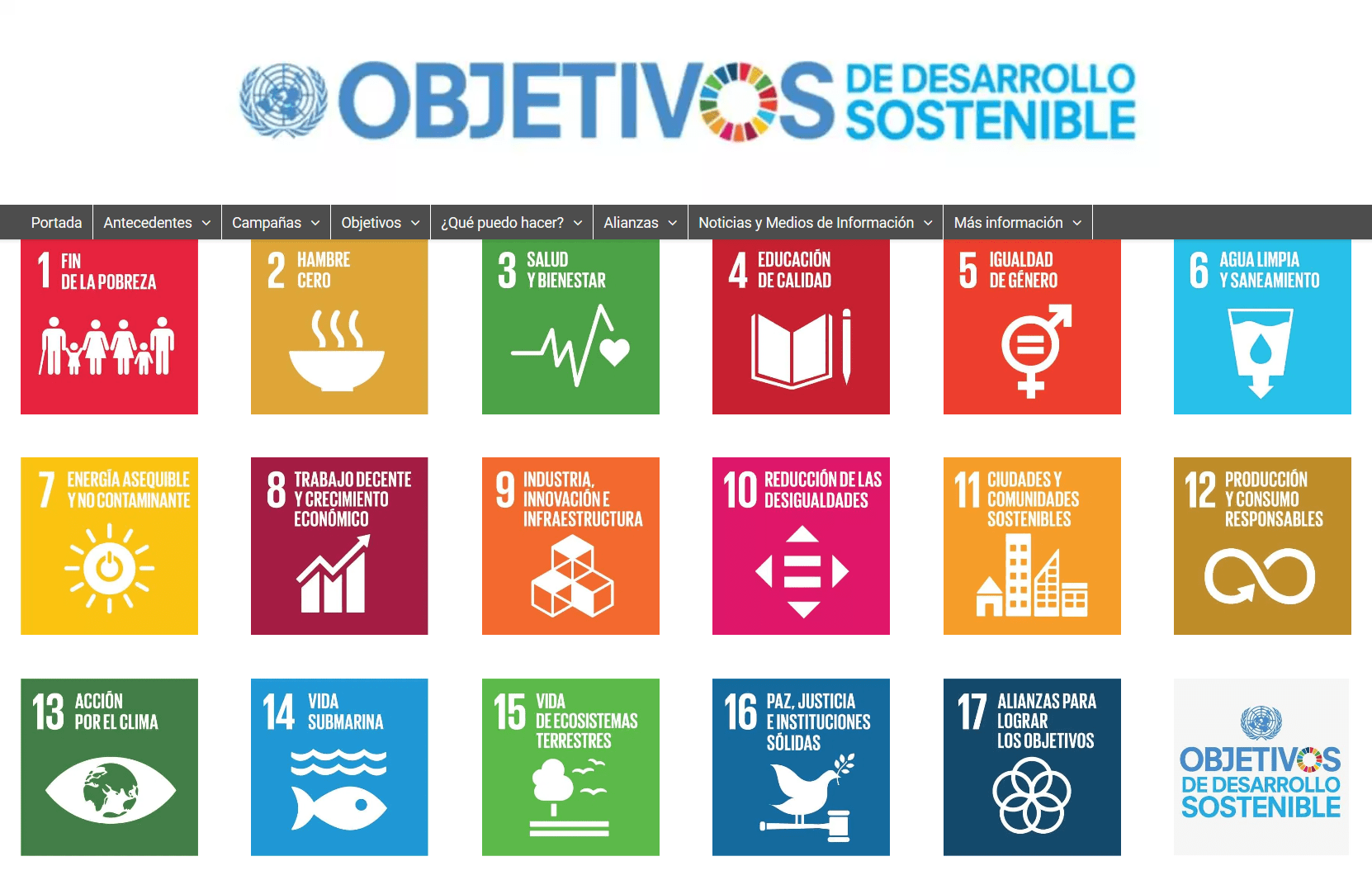 Objetivos y metas de desarrollo sostenible - Desarrollo Sostenible